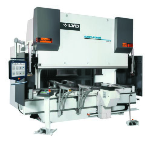 Bending sheets on a press brake LVD PRESSB